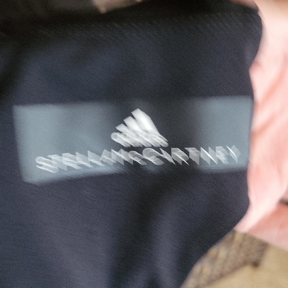 Adidas by Stella McCartney Black Leggings with Foot Straps - Picture 3 of 7